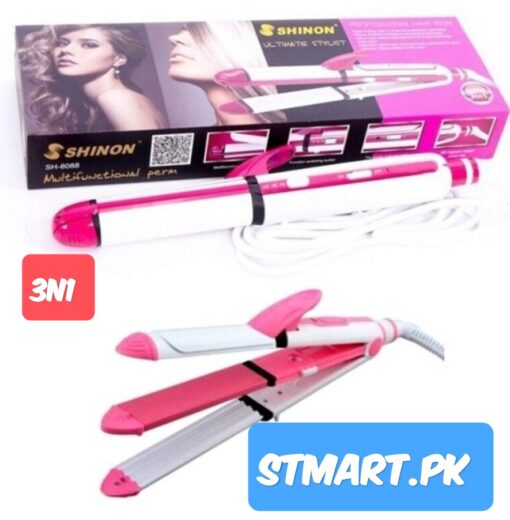 Hair Straightener Curler Roller 3n1 Price In Pakistan.Styler