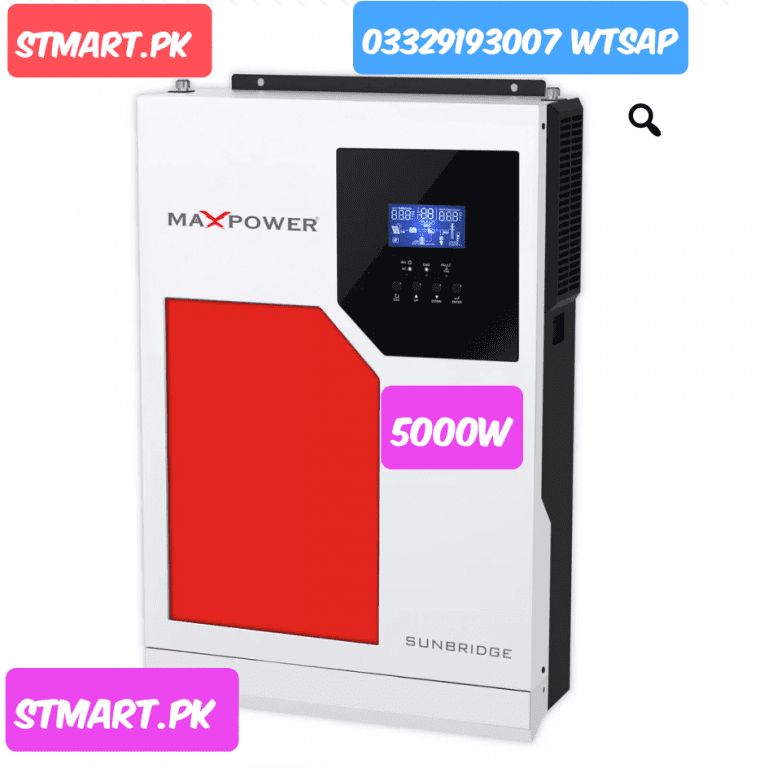 Maxpower 5KW 5KVA 5000W Hybrid Mppt Inverter Price In Pakistan Stmart