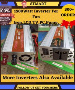 Small Inverter ups 1500 watt Sogo Eastern suoer Souer 1kw battery charger for fan light home Mobile WiFi dongle modem shop original price in Pakistan