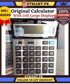 Original Calculator Large Display LCD Display For Maths Office Work Study Students Professional Calculator Big With Cell Solar Powered,