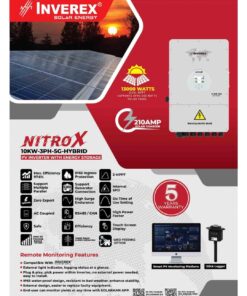 INVEREX Nitrox 10KW WATT Solar Inverter Ups Available Price in Pakistan Stmart.pk