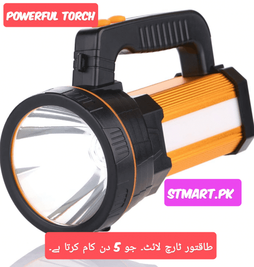Hand Torch Light Led bright price in pakistan long Chargeabl