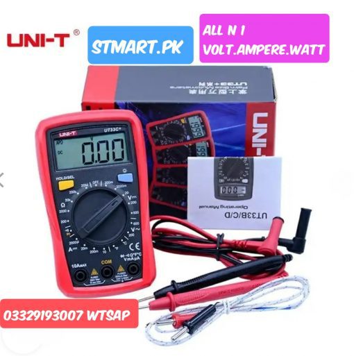 Uni t digital multi meter Ut33 Volt Ampere Price in Pakistan