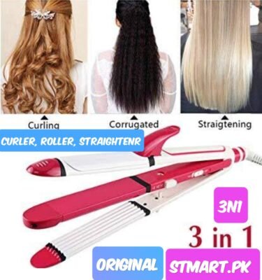 Hair Straightener Curler Roller 3n1 Price In Pakistan Styler