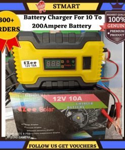 10A Battery Charger Automatic Digital Fast Car Digital Battery Charger 10Ampere  Price in Pakistan  Millat Microtech For Daewoo Osaka Tubelor Tubeless AGs Phoenix Dry Maintaince Free Battery Price in Pakistan Heavy Battery Bike Motorcycle Available At Lahore Islamabad Peshawar Multan Karachi Lahore Multan Sindh Sukkar Hyderabad Mardan Swat Hango Faisalabad Rawalpindi