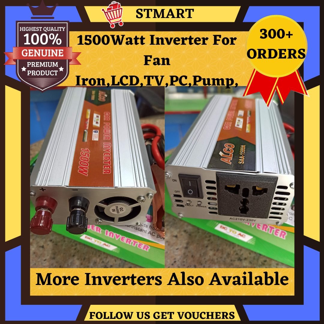 Small Inverter ups 15000 watt Sogo Eastern suoer 1kw battery charger for fan light home Mobile WiFi dongle modem shop original price in Pakistan Small Inverter ups 1500 watt Sogo Eastern suoer Souer 1kw battery charger for fan light home Mobile WiFi dongle modem shop original price in Pakistan