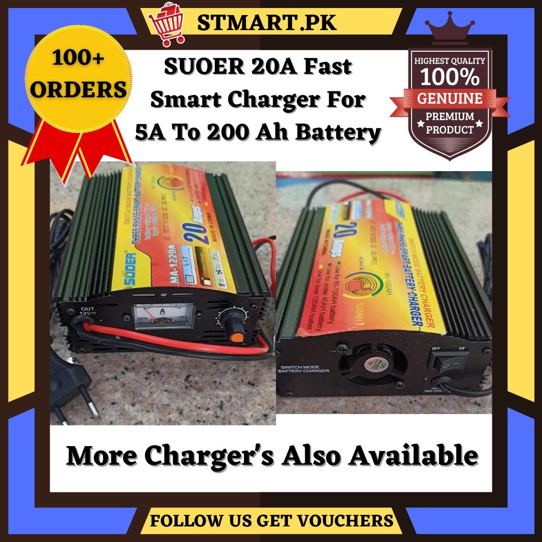 Suoer 20 Ampere Automatic Charger Suoer 20 Ampere Automatic Charger