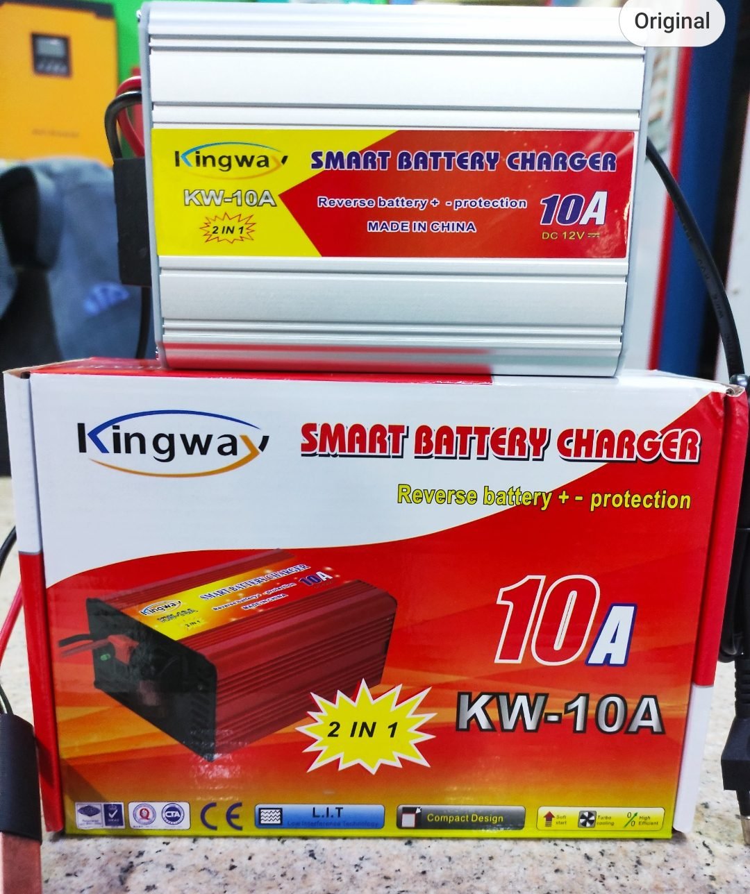 10A Car Battery Charger Automatic Fast Smart Original Branded Battery Charger Can Run Fan Cooler 10Ampere 12V DC Price in Pakistan. 10A Car Battery Charger Automatic Fast Smart Original Branded Battery Charger Can Run Fan Cooler 10Ampere 12V DC Price in Pakistan.