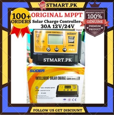 Suoer Controller 30A 12V Charge Controller Original Digital Price in Pakistan