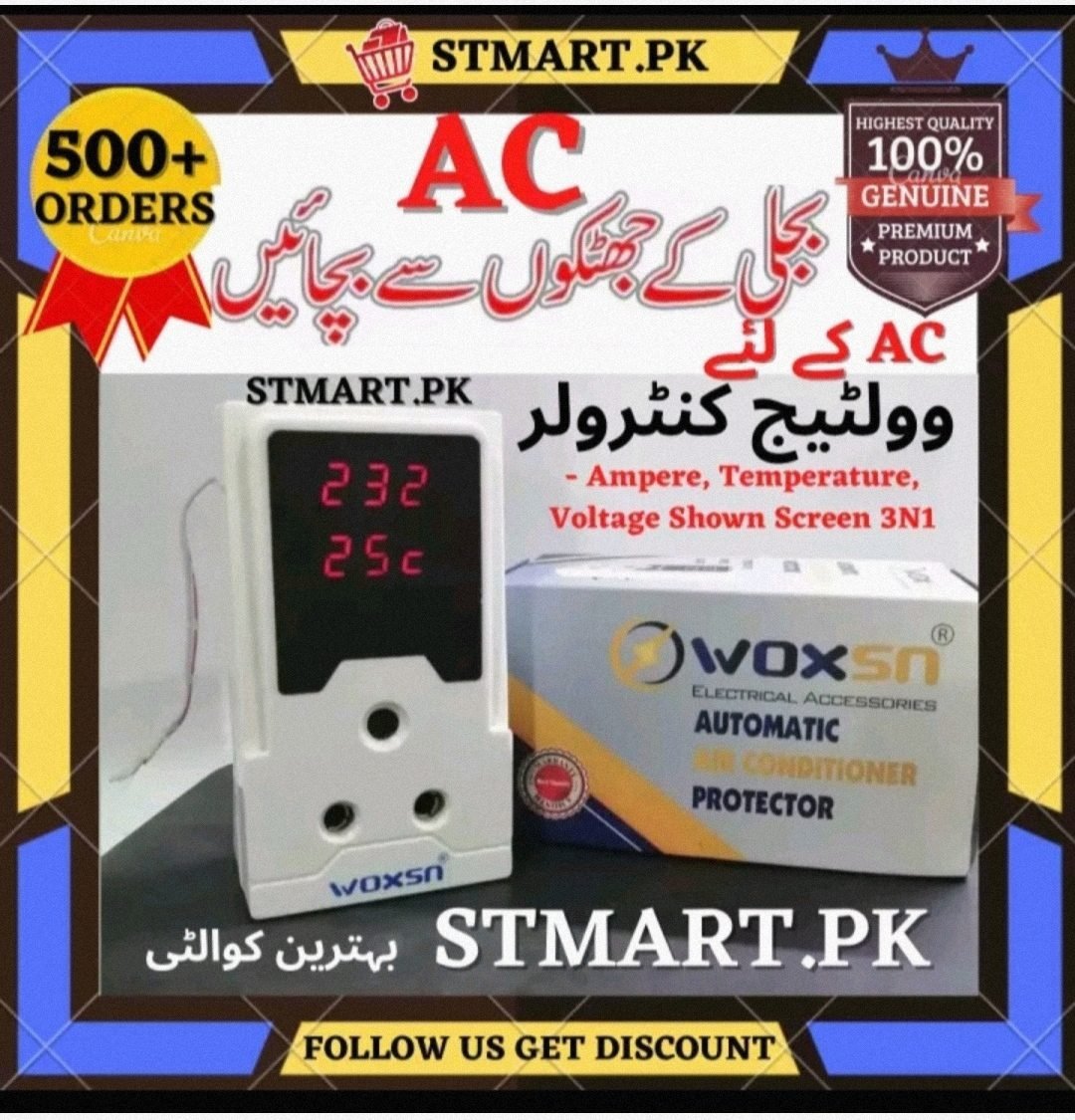 Air Conditioner AC Split 1 Ton 2 Ton Volt Current Protector Over Under Voltage Breaker Stabilizer Price in Pakistan Stmart AC Fridge Electric Highlow Timer Relay Button Cheap Digital Display Karachi Lahore Multan Islamabad Peshawar Gujrat Gujranwala Faisalabad Rawalpindi Quetta Air Conditioner AC Split 1 Ton 2 Ton Volt Current Protector Over Under Voltage Breaker Stabilizer Price in Pakistan Stmart AC Fridge Electric Highlow Timer Relay Button Cheap Digital Display Karachi Lahore Multan Islamabad Peshawar Gujrat Gujranwala Faisalabad Rawalpindi Quetta