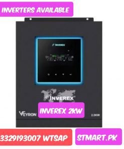 Inverex Solar Inverter Veyron 2KW 2.2Kw 2.5kw 2Kva Mppt Hybrid Price in Pakistan Stmart New Latest Model Ups For Home Iron Fridge Karachi Lahore Islamabad
