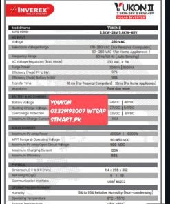 Youkon Inverex 3kw 5kw Price In Pakistan Stmart.pk