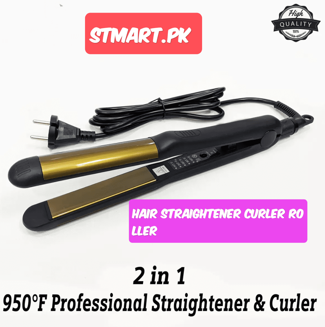 Hair Straightener Curler Roller StylerIron price in Pakistan Hair Straightener Curler Roller StylerIron price in Pakistan