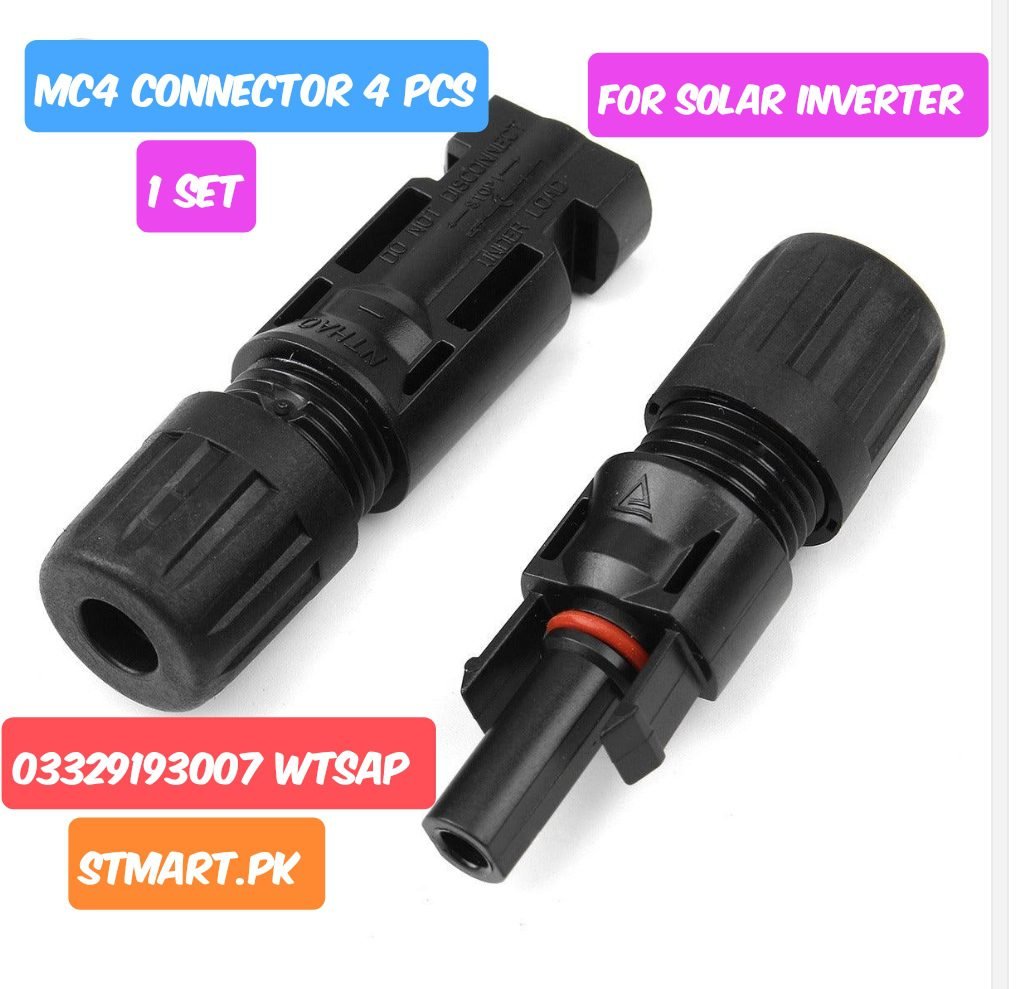 MC4 Connectors For Solar Inverter panels price in Pakistan MC4 Connectors For Solar Inverter panels price in Pakistan