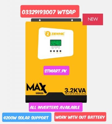 Ziewnic Solar Inverter 3KW 3KVA 3KW Hybrid Price in Pakistan