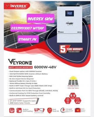 Inverex Solar Inverter Veyron 6kw 6000w 48v Price In Pakista