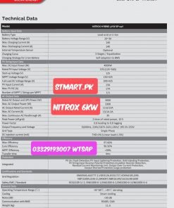 Nitrox 6kw Price In Pakistan Stmart.pk