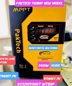 Paktech Mppt Solar Charge Controller Price In Pakistan Karachi Stmart 70A 70Amp Paktek 12V 24V For Solar Panel Plate Battery Fan Light Iron Fridge Freezer Cooler Battery Inverter Shamsi Latest Model Karachi Lahore Islamabad Peshawar Multan Faisalabad Quetta