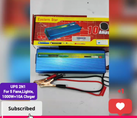 Small Inverter Plus Charger Ups Price In Pakistan 12v 1000w