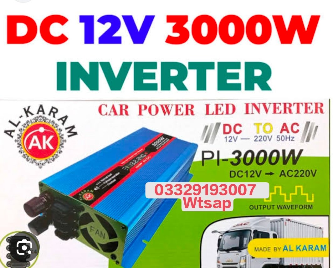 Alkaram Inverter 3000w Ac DC price in Pakistan For Fan home 12v 3000watt converter stmart Alkaram Inverter 3000w Ac DC price in Pakistan For Fan home 12v 3000watt converter stmart