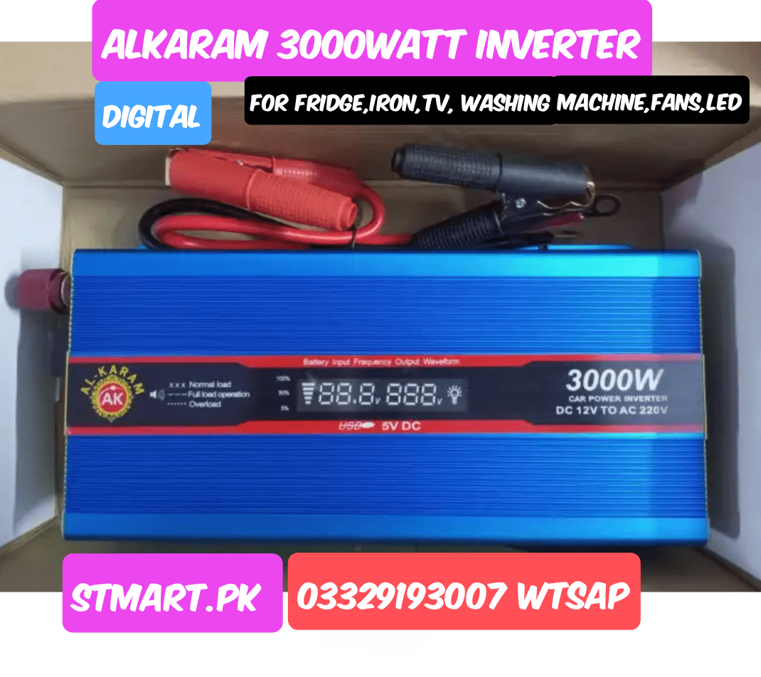 alkaram inverter 3000 watt price in Pakistan Alkaram Inverter 3000 Watt Price In Pakistan