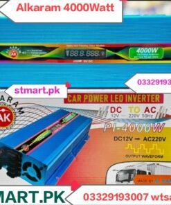 Alkaram Inverter 4000 Watt 4000w 4kw 12v ac DC Price In Pakistan Solar inverter for Ac fridge freezer fan Shamsi pure sinewave Karachi